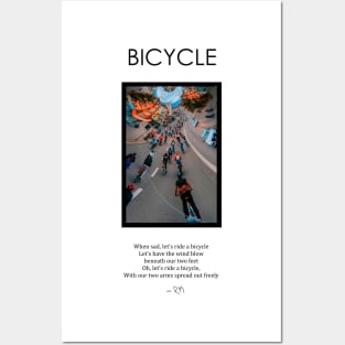 Bicycle (dark) Posters and Art